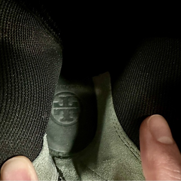 Tory Burch Broome High Heel Leather Combat Boots - Picture 8 of 8